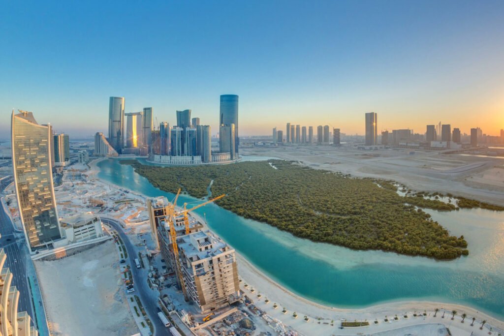 Modern Abu Dhabi apartments for sale in Al Reem Island with waterfront skyline views and high rental yield.